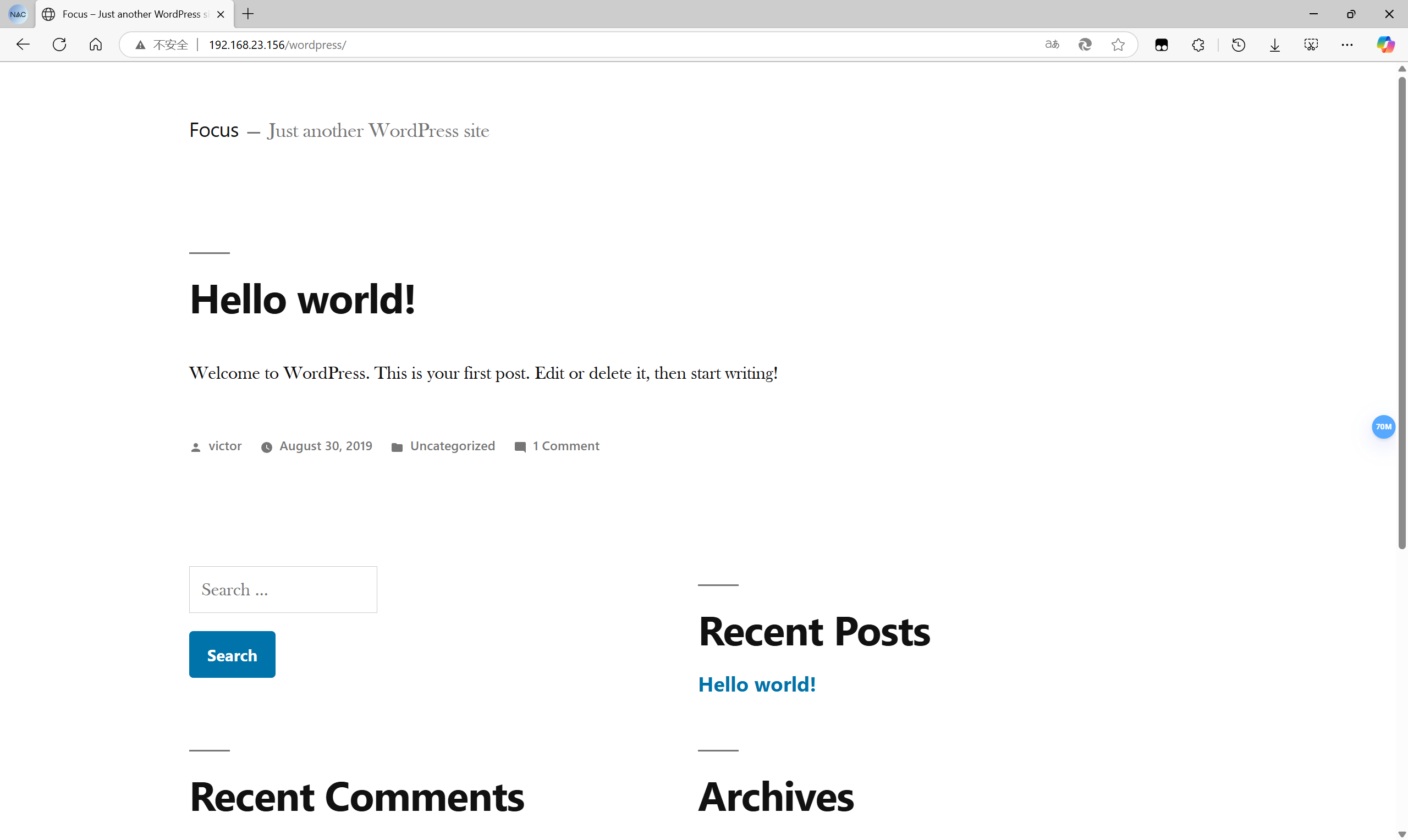WordPress后台登录